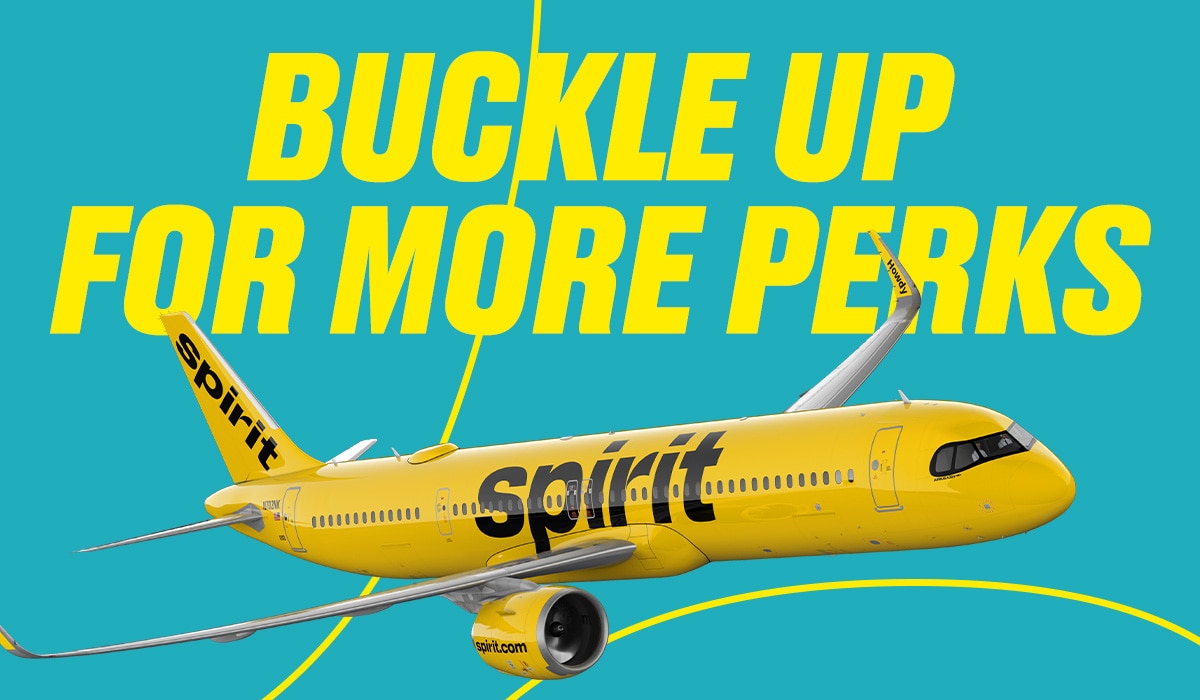 Buckle Up for more perks from Spirit Airlines