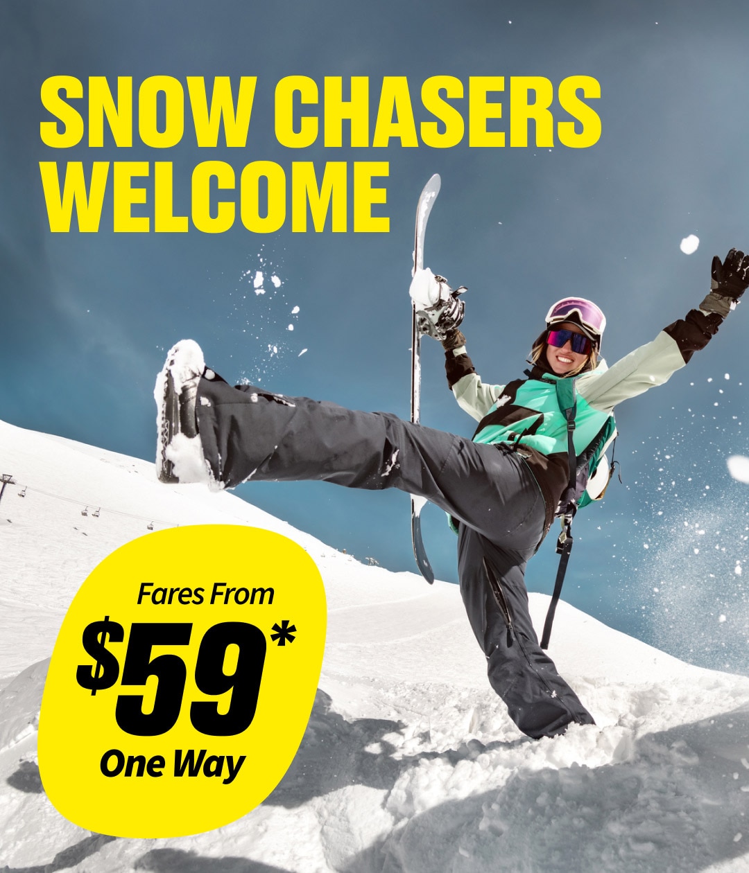 Fares From $59* One Way