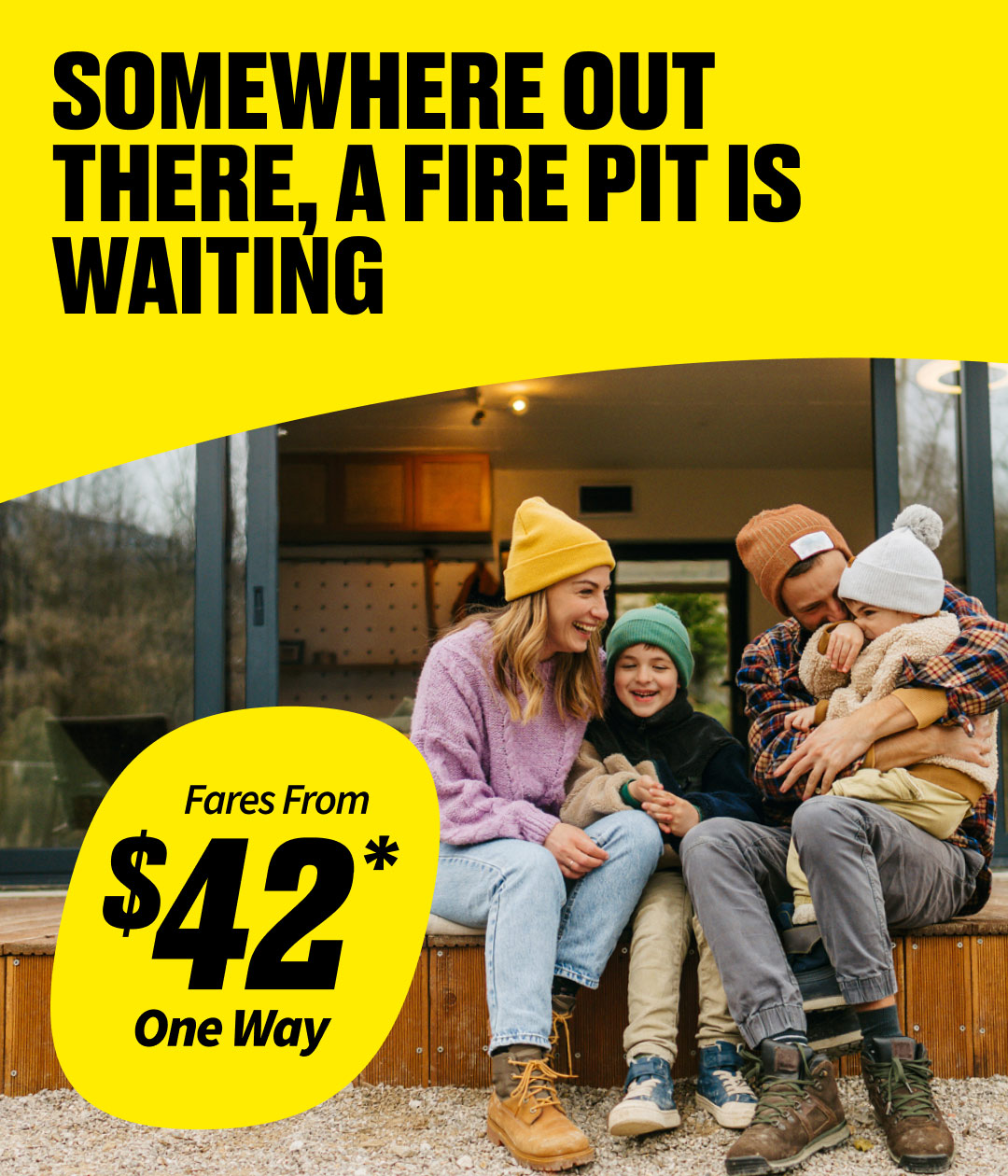 Fares From $42* One Way