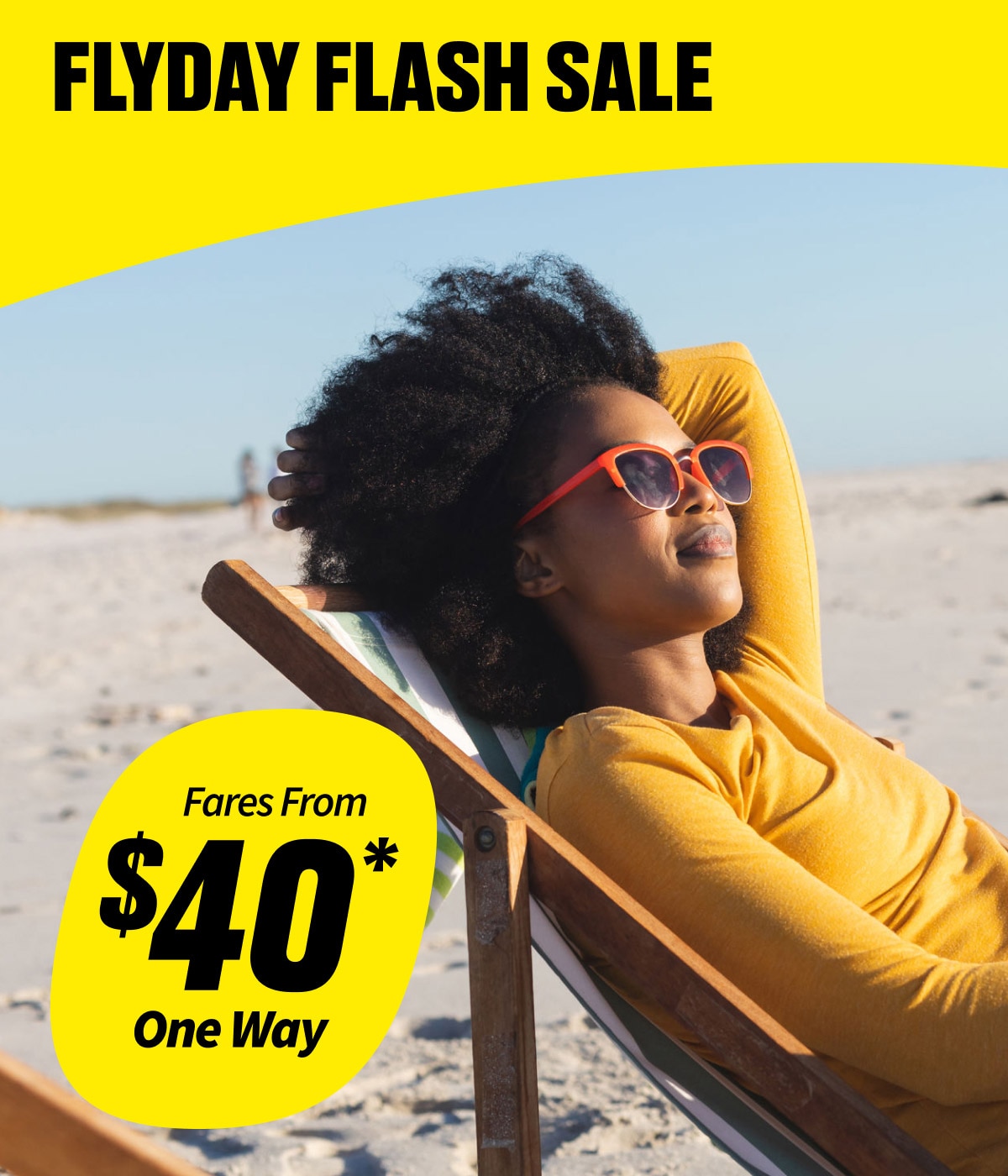 Fares From $40* One Way