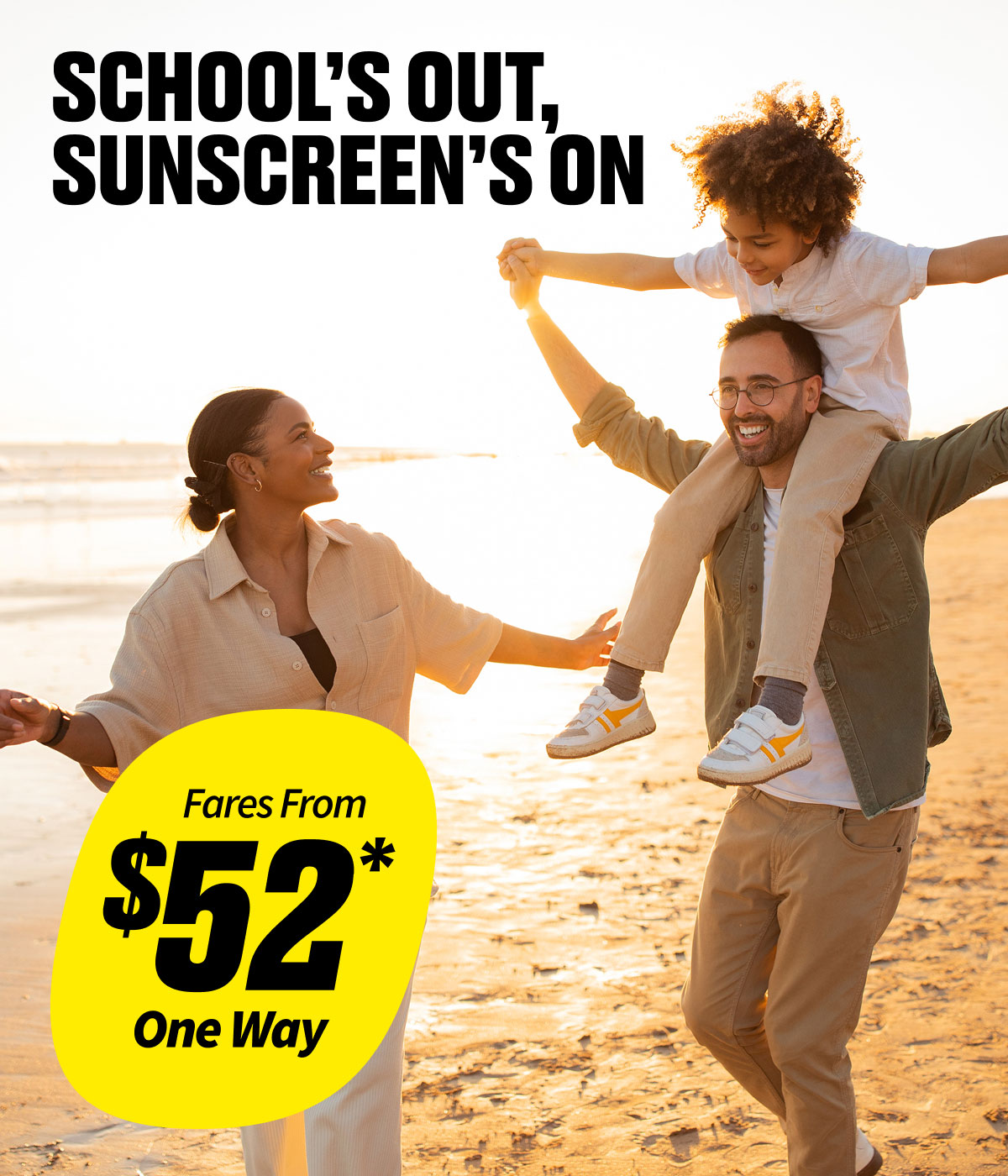 Fares From $52* One Way