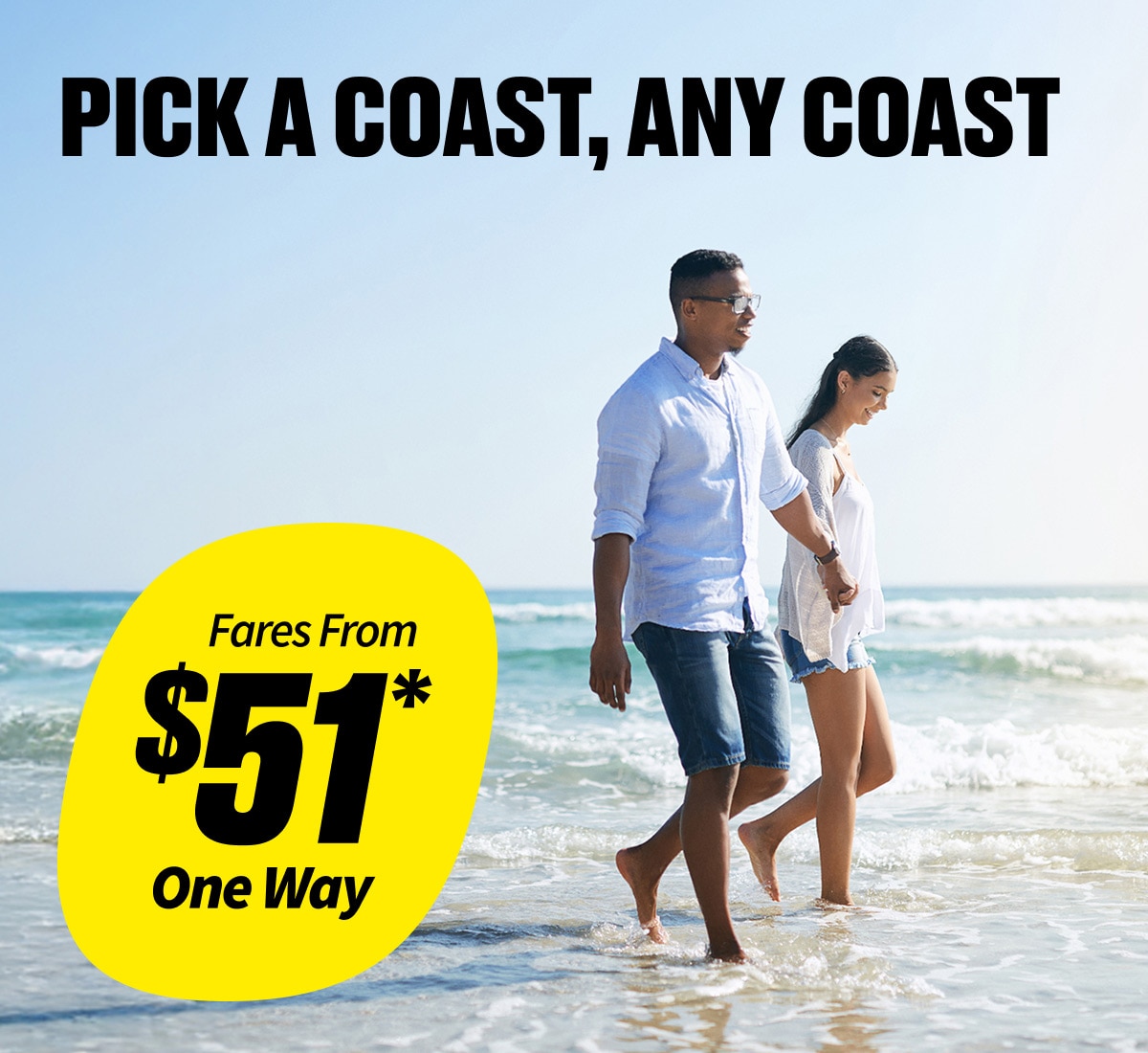 Fares From $51* One Way