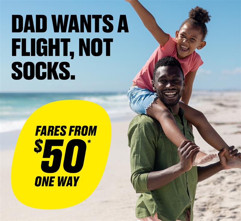 Fares From $50* One Way