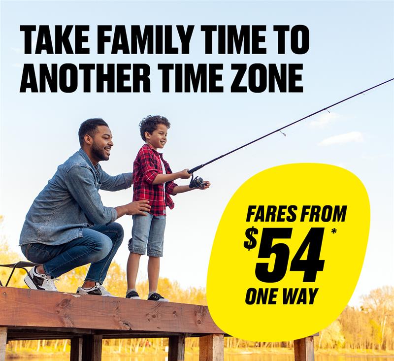 Fares From $54* One Way