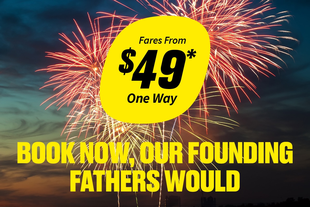 Fares From $49* One Way
