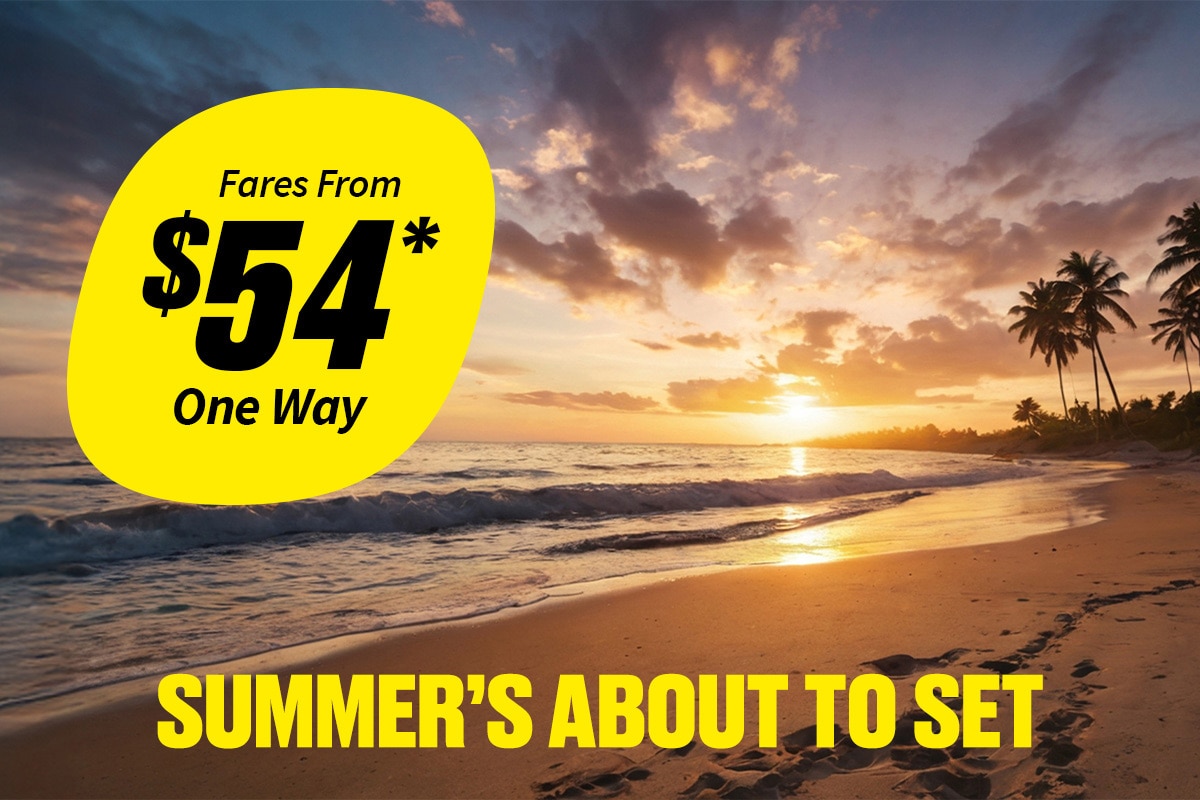 Fares From $54* One Way